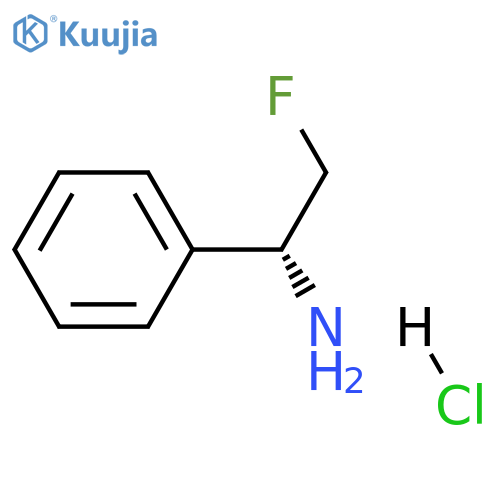 (1R)-2-fluoro-1-phenylethan-1-amine hydrochloride structure