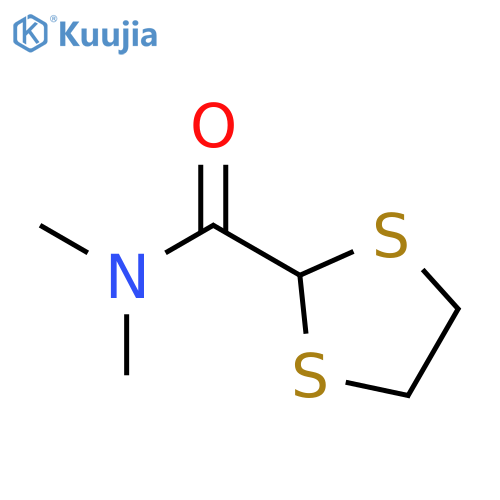 1,3-Dithiolane-2-carboxamide, N,N-dimethyl- structure