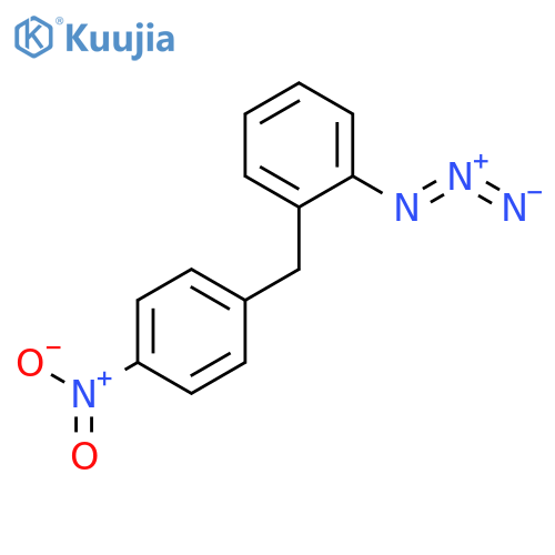 Benzene, 1-azido-2-[(4-nitrophenyl)methyl]- structure