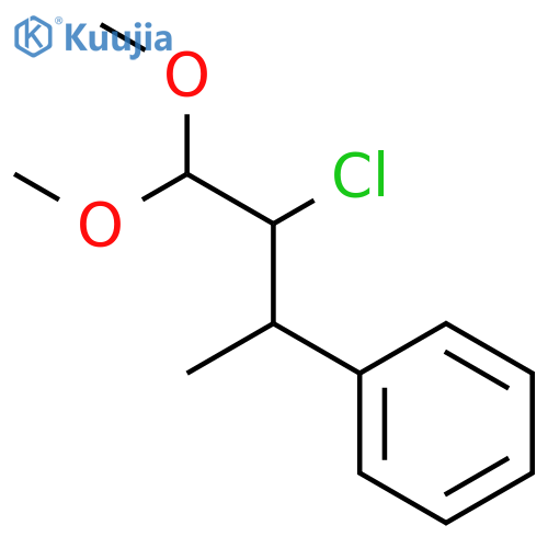 Benzene, (2-chloro-3,3-dimethoxy-1-methylpropyl)- structure
