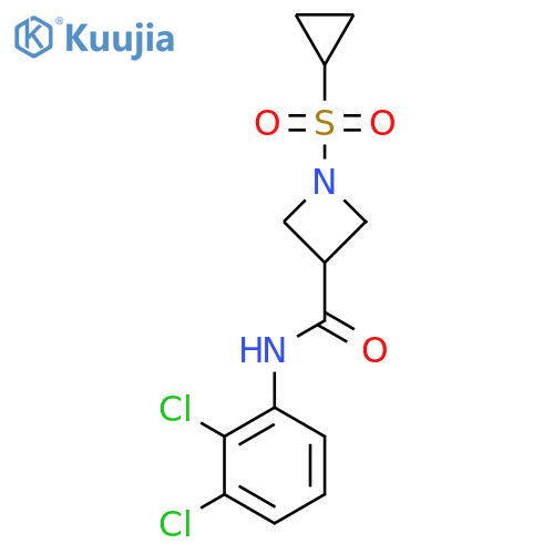 1-(cyclopropanesulfonyl)-N-(2,3-dichlorophenyl)azetidine-3-carboxamide structure