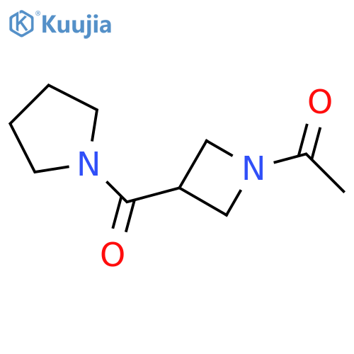 1-3-(pyrrolidine-1-carbonyl)azetidin-1-ylethan-1-one structure