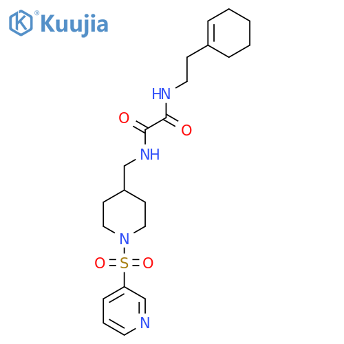 N'-2-(cyclohex-1-en-1-yl)ethyl-N-{1-(pyridine-3-sulfonyl)piperidin-4-ylmethyl}ethanediamide structure