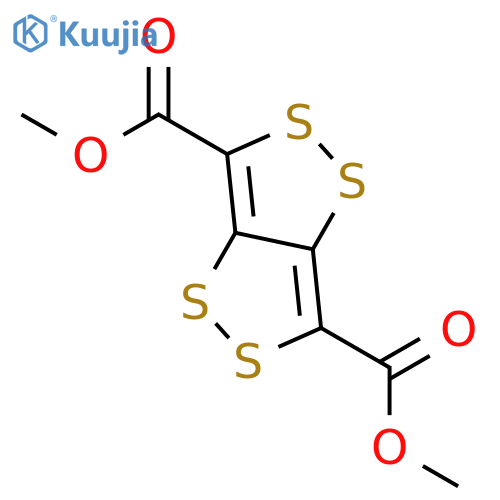[1,2]Dithiolo[4,3-c]-1,2-dithioledicarboxylic acid, dimethyl ester structure