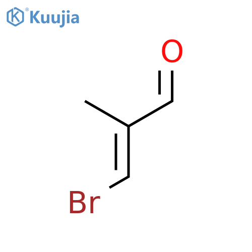 3-bromo-2-methylprop-2-enal structure