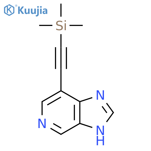 7-[2-(trimethylsilyl)ethynyl]-3H-Imidazo[4,5-c]pyridine structure