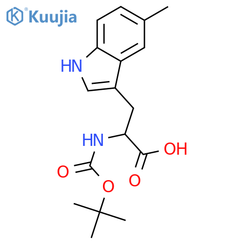 BOC-5-METHYL-DL-TRYPTOPHAN structure