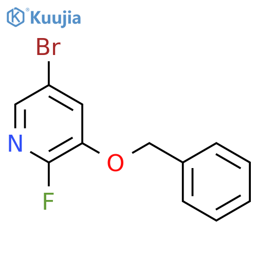 3-Benzyloxy-5-Bromo-2-Fluoropyridine structure