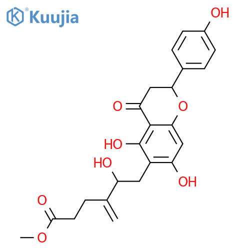Tomentodiplacone acid; (S)-form, Demethoxy, Δ3'',7''-isomer, 2''ξ-hydroxy, Me ester structure