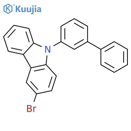 9-(1,1'-Biphenyl-3-yl)-3-bromo-9H-carbazole structure