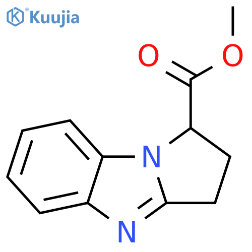 2,3-dihydro-1H-Pyrrolo[1,2-a]benzimidazole-1-carboxylic acid methyl ester structure