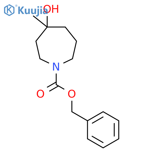 Benzyl 4-hydroxy-4-methylazepane-1-carboxylate structure