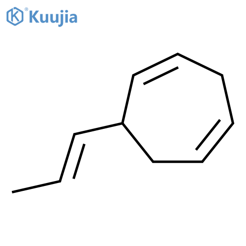 (S)-(Z)-6-(1-Propenyl)-1,4-cycloheptadiene structure