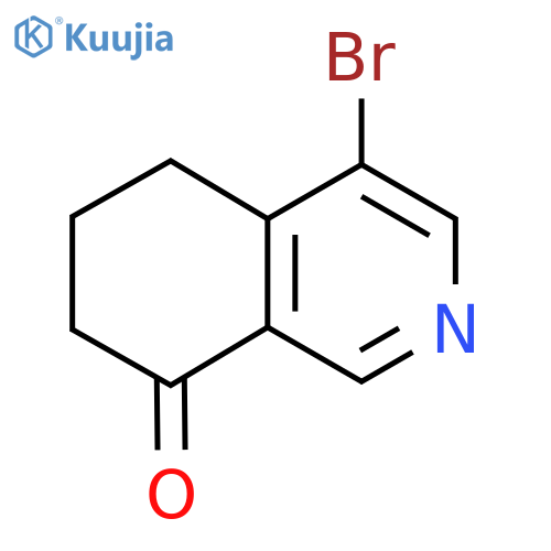 4-bromo-5,6,7,8-tetrahydroisoquinolin-8-one structure