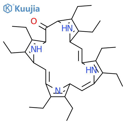 21H,23H-PORPHIN-5(22H)-ONE, 2,3,7,8,12,13,17,18-OCTAETHYL- structure