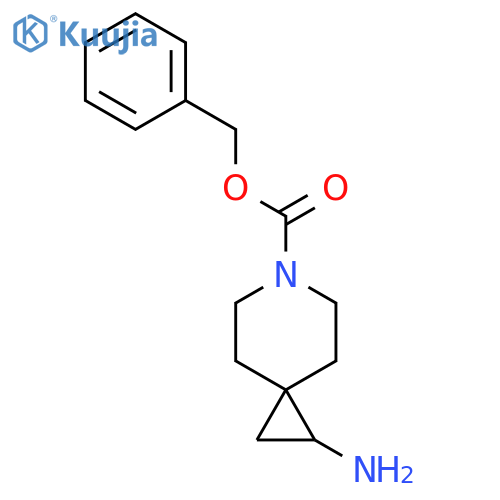 Benzyl 1-amino-6-azaspiro[2.5]octane-6-carboxylate structure