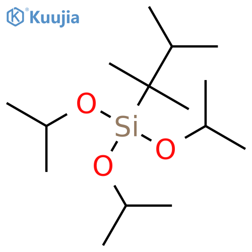 SILANE, TRIS(1-METHYLETHOXY)(1,1,2-TRIMETHYLPROPYL)- structure