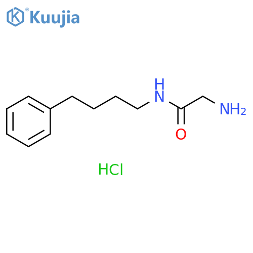 2-amino-N-(4-phenylbutyl)acetamide hydrochloride structure