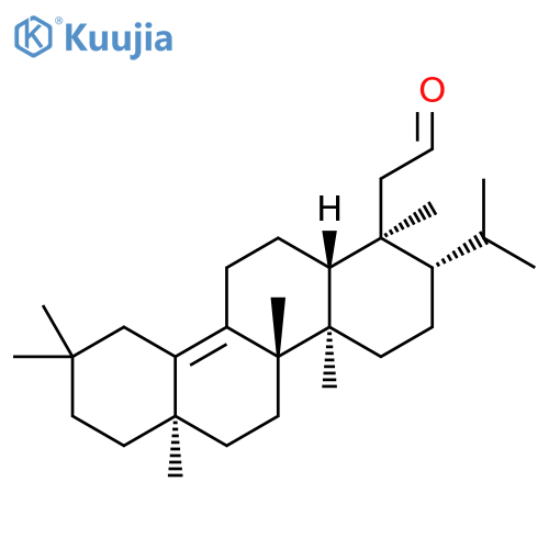1-Chryseneacetaldehyde, 1,2,3,4,4a,4b,5,6,6a,7,8,9,10,11,12,12a-hexadecahydro-1,4a,4b,6a,9,9-hexamethyl-2-(1-methylethyl)-, (1S,2S,4aR,4bS,6aR,12aR)- structure