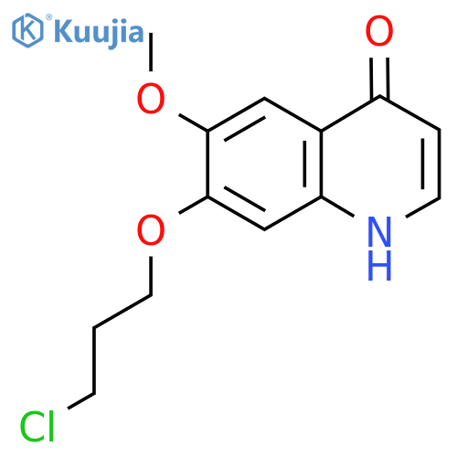 7-(3-Chloropropoxy)-6-methoxyquinolin-4-OL structure