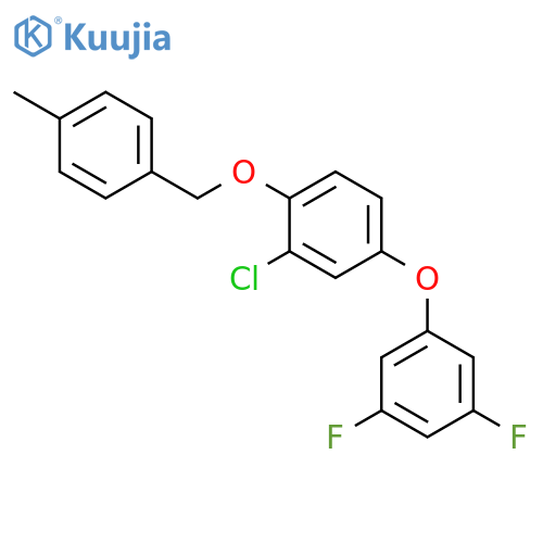 Benzene, 2-chloro-4-(3,5-difluorophenoxy)-1-[(4-methylphenyl)methoxy]- structure