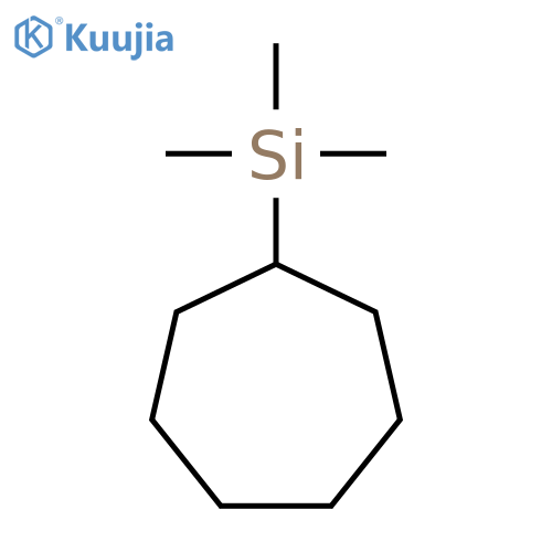 Cycloheptyl(trimethyl)silane structure