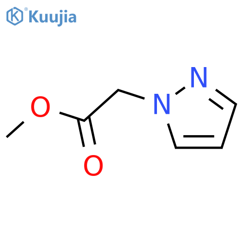 methyl 2-(1H-pyrazol-1-yl)acetate structure