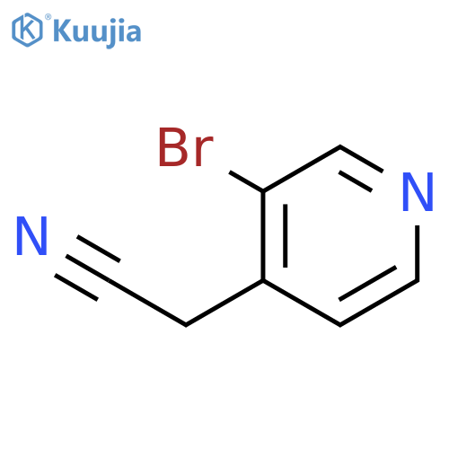 2-(3-Bromopyridin-4-YL)acetonitrile structure