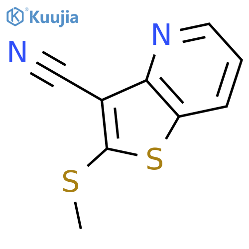 2-(Methylsulfanyl)thieno[3,2-b]pyridine-3-carbonitrile structure