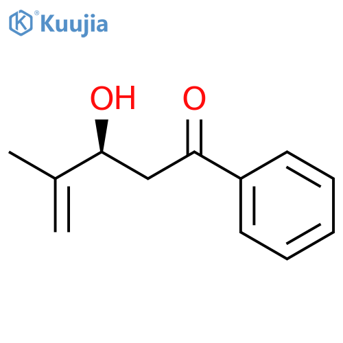 4-Penten-1-one, 3-hydroxy-4-methyl-1-phenyl-, (S)- structure