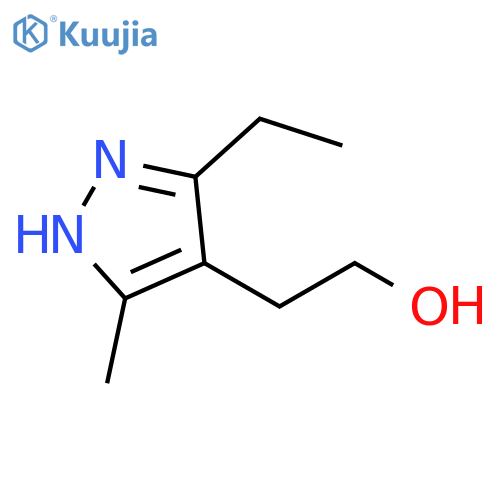 2-(5-ethyl-3-methyl-1H-pyrazol-4-yl)ethan-1-ol structure