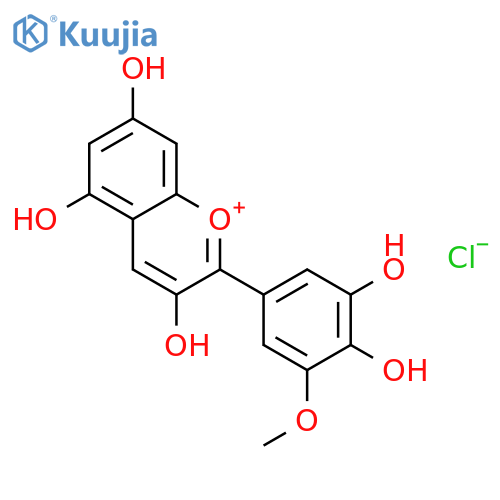 Petunidin chloride structure
