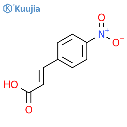 (2Z)-3-(4-nitrophenyl)prop-2-enoic acid structure