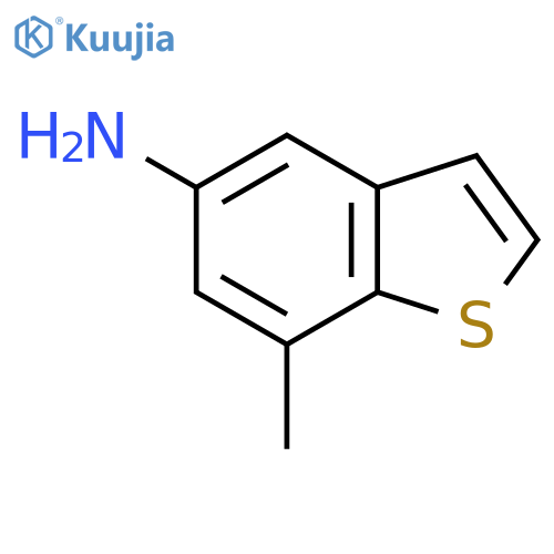 7-Methyl-1-benzothiophen-5-amine structure
