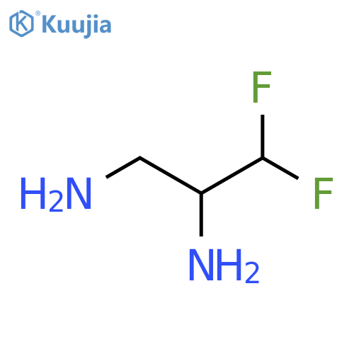 3,3-difluoropropane-1,2-diamine structure