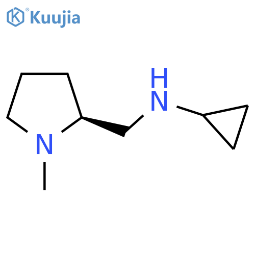 Cyclopropyl-((S)-1-methyl-pyrrolidin-2-ylmethyl)-amine structure