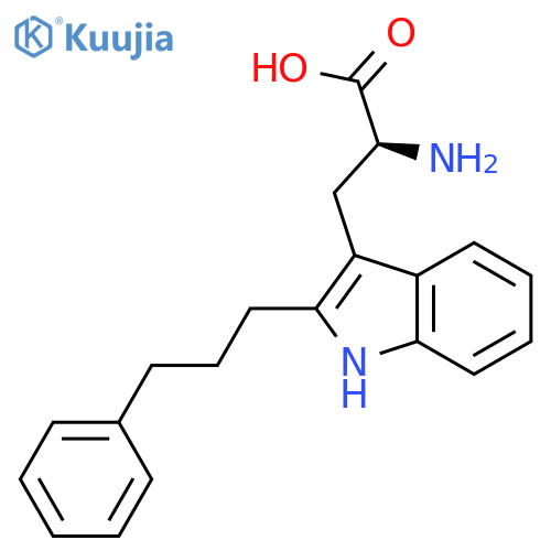 TRYPTOPHAN, 2-(3-PHENYLPROPYL)- structure