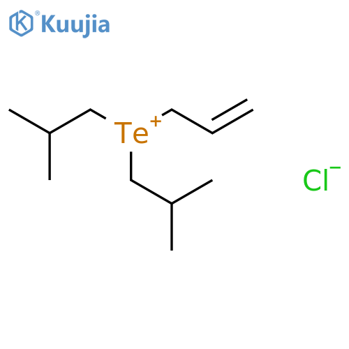 Telluronium, bis(2-methylpropyl)-2-propenyl-, chloride structure