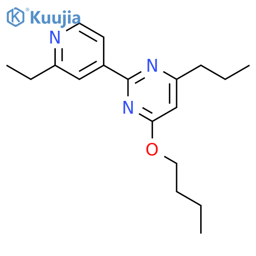 Pyrimidine, 4-butoxy-2-(2-ethyl-4-pyridinyl)-6-propyl- structure