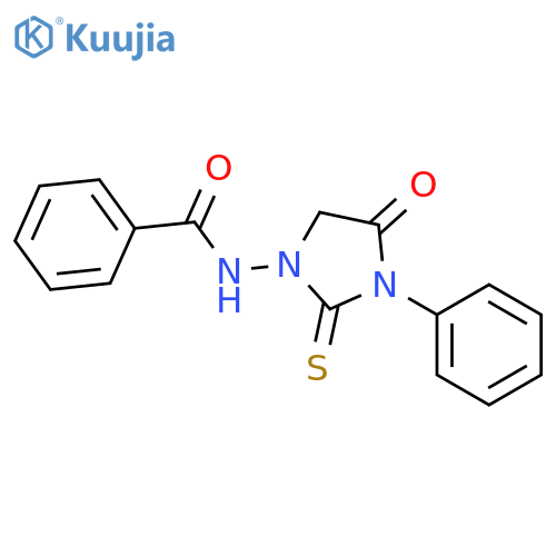 Benzamide, N-(4-oxo-3-phenyl-2-thioxo-1-imidazolidinyl)- structure