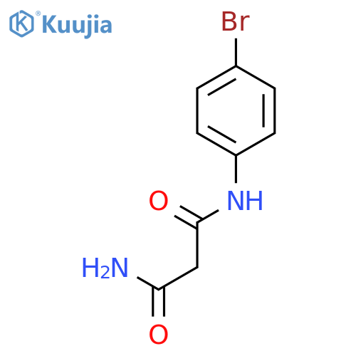 Propanediamide, N-(4-bromophenyl)- structure