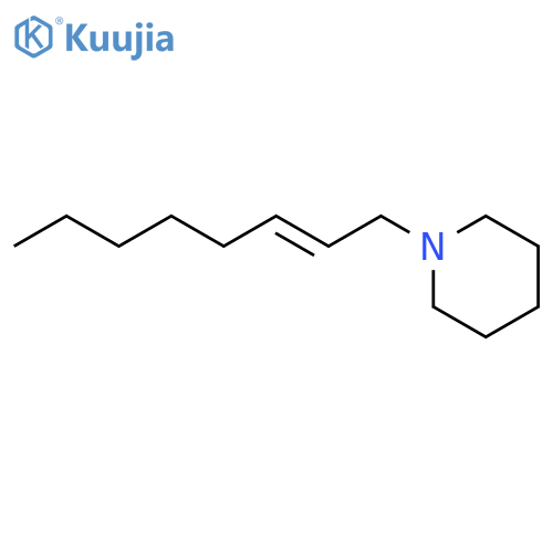 Piperidine, 1-(2-octenyl)- structure