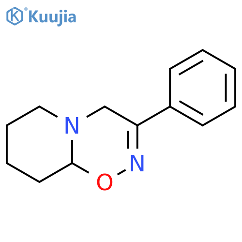 4H,6H-Pyrido[1,2-e]-1,2,5-oxadiazine, 7,8,9,9a-tetrahydro-3-phenyl- structure