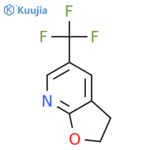 Furo[2,3-b]pyridine, 2,3-dihydro-5-(trifluoromethyl)- structure