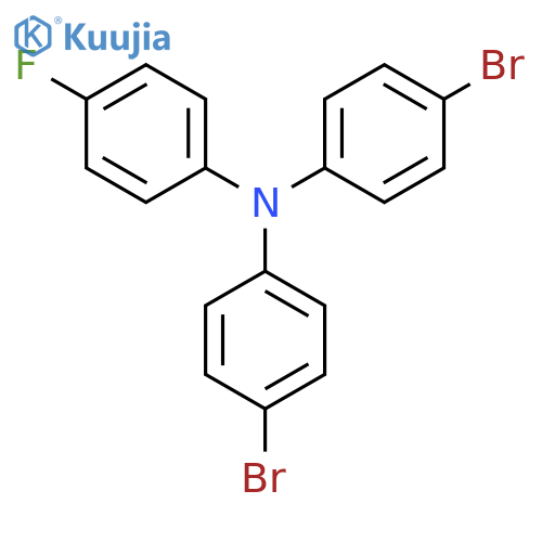 N,N-Bis(4-bromophenyl)-4-fluoroaniline structure