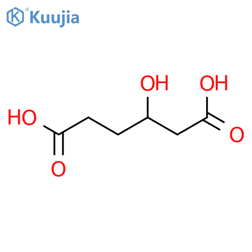 3-Hydroxyhexanedioic Acid structure