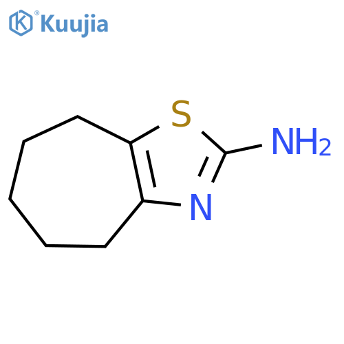 5,6,7,8-Tetrahydro-4H-cycloheptad1,3thiazol-2-amine structure