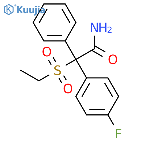 Benzeneacetamide, a-(ethylsulfonyl)-4-fluoro-a-phenyl- structure
