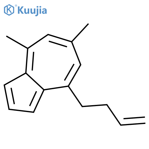 Azulene, 4-(3-butenyl)-6,8-dimethyl- structure