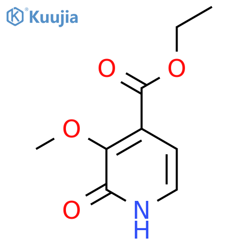 Ethyl 3-methoxy-2-oxo-1,2-dihydropyridine-4-carboxylate structure